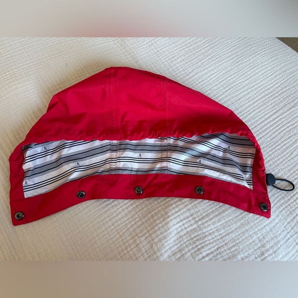 Barbour: Trevose Anorak Jacket, Red, Size: US 6 (fits like a s/m) LIKE NEW - Picture 12 of 13